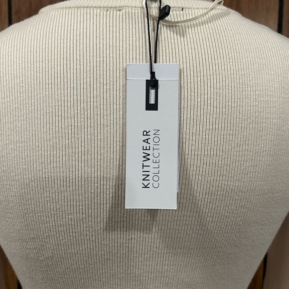 NEW!! Women's Dynamite Ribbed Cut Out Bodycon Dress, Size L - Picture 5 of 6